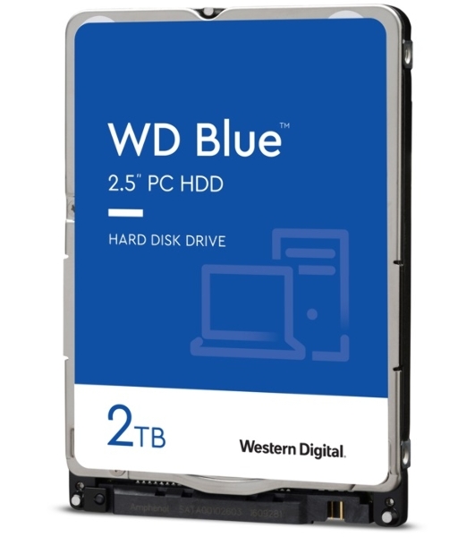 Жесткий диск Western DigitalBlue WD20SPZX 2ТБ 2,5' 5400RPM 128MB (SATA-III) Mobile