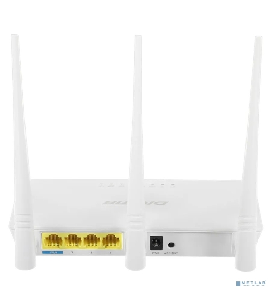 Роутер беспроводной Digma DWR-N302 N300 10/100BASE-TX белый (упак.:1шт)