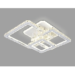 Управляемый светодиодный светильник Ambrella light FA1732/3 WH/CH белый/хром 145W 3000K/4200K/6400K 670*510*150 (ПДУ РАДИО 2.4G), фото5