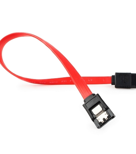 Кабель интерфейсный SATAIII Cablexpert CC-SATAM-DATA-0.3M, 30 см, 7pin/7pin, защелка, пакет