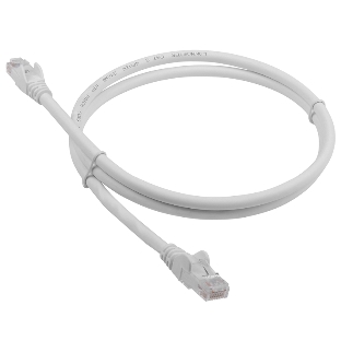 Патч-корд LANMASTER LSZH UTP cat.6, 1.0 м, серый