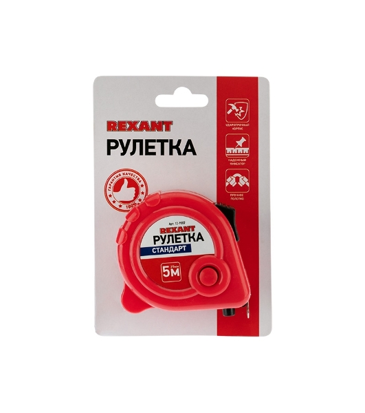 Рулетка измерительная 'Стандарт' 5мх25мм Rexant 12-9002