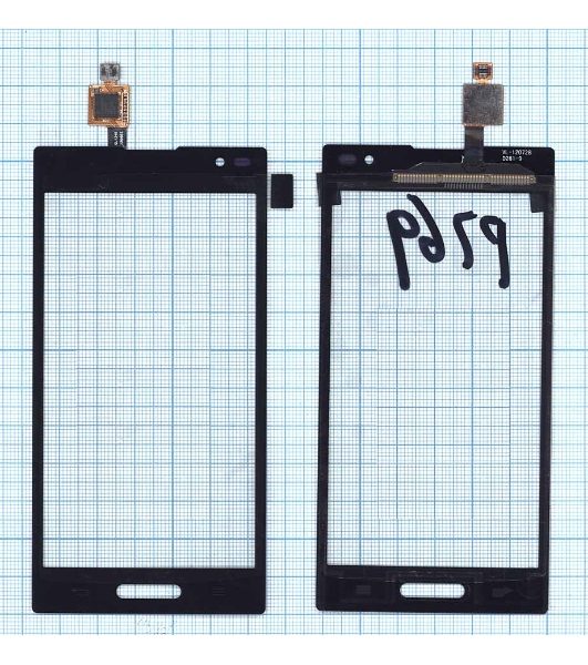 Сенсорное стекло (тачскрин) для LG Optimus L9 (P769), черное