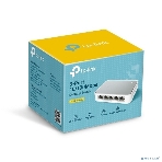 Коммутатор TP-Link SOHO TL-SF1005D Коммутатор 5-port 10/100M mini Desktop Switch, 5 10/100M RJ45 ports, Plastic case, фото25