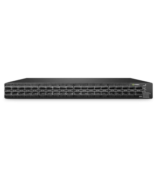 Коммутатор Infiniband Mellanox® Quantum(TM) HDR InfiniBand Switch, 40 QSFP56 ports, 2 Power Supplies (AC), unmanaged, standard depth, P2C airflow, Rail Kit