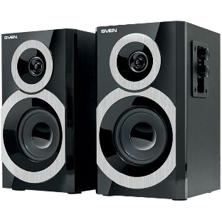 Акустическая система Sven SPS-619 2.0 черный 20Вт