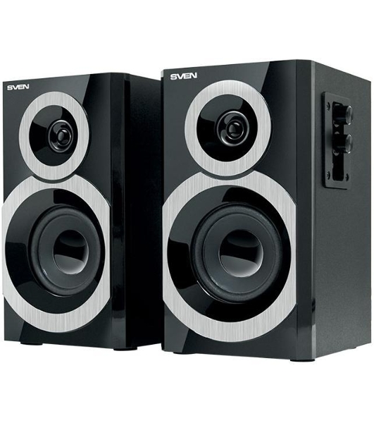 Акустическая система Sven SPS-619 2.0 черный 20Вт