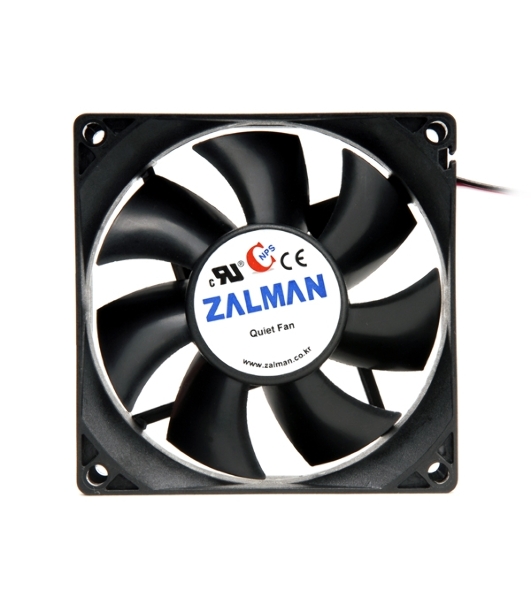 Вентилятор для корпуса Zalman ZM-F1 PLUS (SF) черный, 80 мм, 2000 об/мин, 23 дБ, 3 pin