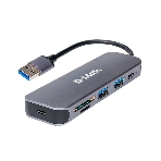 USB-концентратор D-Link DUB-1325/A1A, USB 3.0, USB 3.0/USB Type-C, SD/microSD, адаптер/USB, фото2