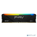 Оперативная память Kingston Fury Beast, DDR4, 32GB (1x32GB), 3200MHz, CL16, DIMM, с радиатором, RGB, черный, фото7