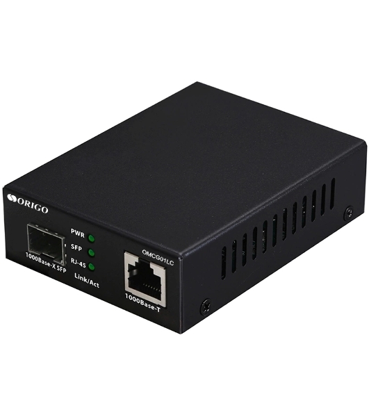 Автономный медиаконвертер ORIGO 1000Base-T/1000Base-X SFP