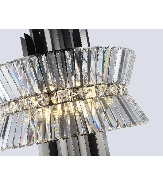 Люстра Ambrella light LH41020/12 BK/CL черный/прозрачный E14*12 max 40W D560*660