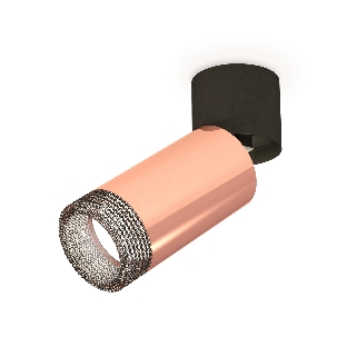 Светильник Ambrella Light XM6326041 PPG/BK/BK золото розовое полированное/черный/тонированный (A2221, C6326, N6151)