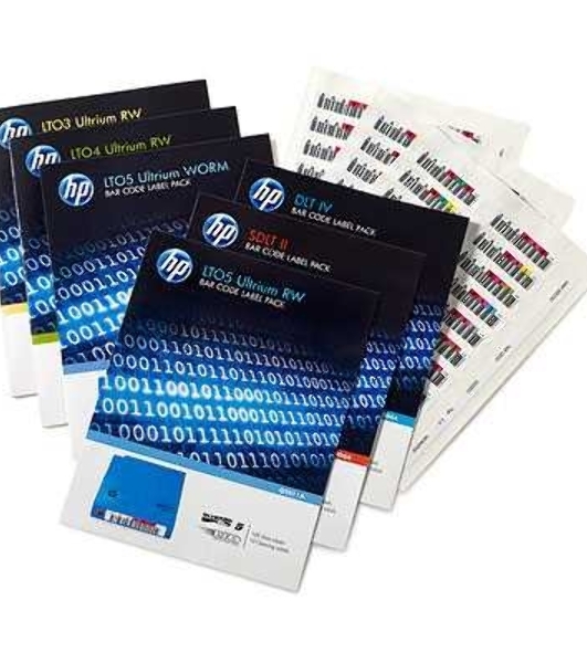 Наклейка HPE LTO-6 Ultrium RW Bar Code Pack (Q2013A)