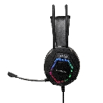 Гарнитура Exegate Cosmos HS-704GL чёрный, проводная, USB, виртуальный звук 7.1, подсветка, фото8