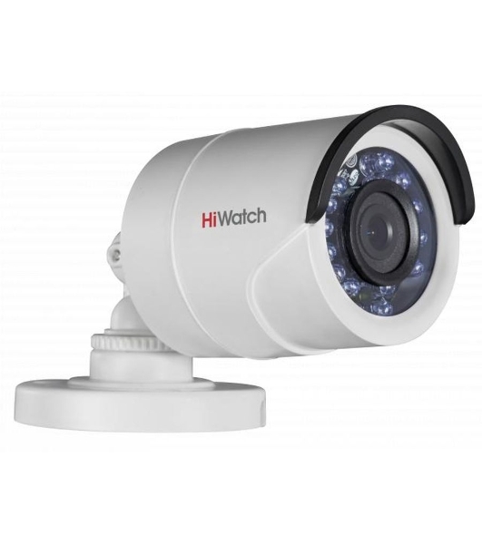 Камера видеонаблюдения 2Мп уличная HD-TVI камера HiWatch DS-T200(B) (2.8mm) в металлическом корпусе