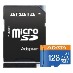 Флеш карта Micro SecureDigital 128Gb ADATA AUSDX128GUICL10A1-RA1 MicroSDXC Class 10 UHS-I, SD adapter, фото12