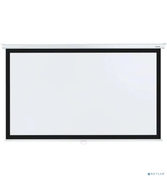 Настенный экран Lumien LEP-100127 Eco Picture 157х227см (рабочая область 124х221 см) (100') Matte White верх.кайма 30 см, восьмигранный корпус, возможность потолочн./настенного крепления, 16:9, цвет корпуса белый (треугольная упаковка)