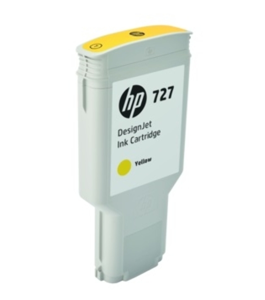 Картридж струйный HP 727 с желтыми чернилами для принтеров Designjet, 300 мл