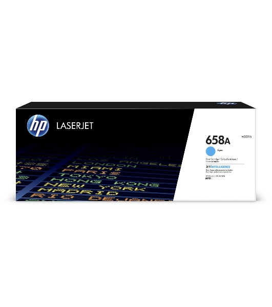Картридж лазерный HP 658A W2001A голубой для HP CLJ Enterprise M751 (6000 стр.)
