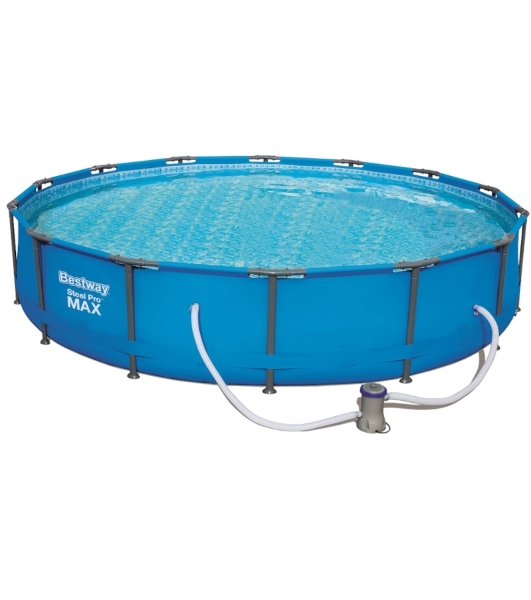 Бассейн каркасный Steel Pro Max с ф-насосом 427х84см, 10220 л, 56595 Bestway