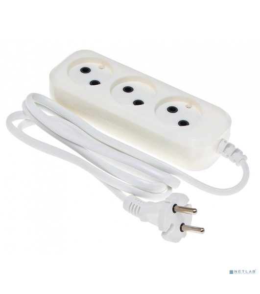 Сетевой удлинитель Buro BU-PSL3.1/W 1.5 м (3 розетки) белый (пакет ПЭ)