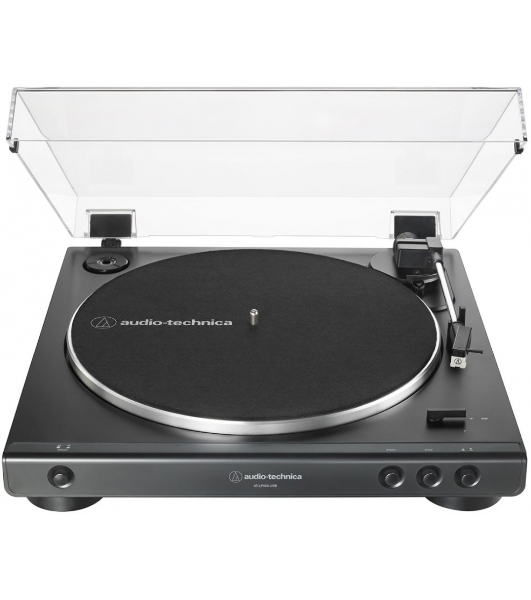 Проигрыватель винила Audio-Technica AT-LP60XUSB полностью автоматический серебристый
