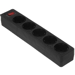 Сетевой фильтрSmartbuy SBSP-18U-K с USB, 10А, 2 200 Вт, 5 розеток, длина 1,8 м, черный (SBSP-18U-K)/45, фото4