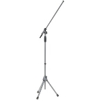 Микрофонная стойка 'журавль' K&M 21080-300-02 высота от 925 до 1630 мм, длина стрелы от 425 до 725 мм, металлические узлы, складная конструкция, материал стойки - сталь, цвет хром, фото4