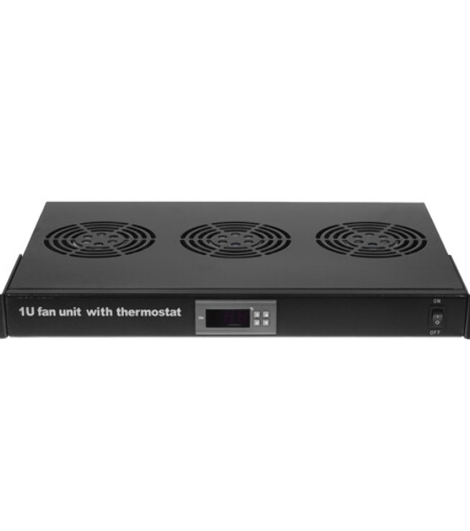 Блок вентиляторов Lanmaster (TWT-CB-FANV3-RACK) 3 вент. черный (упак.:1шт)