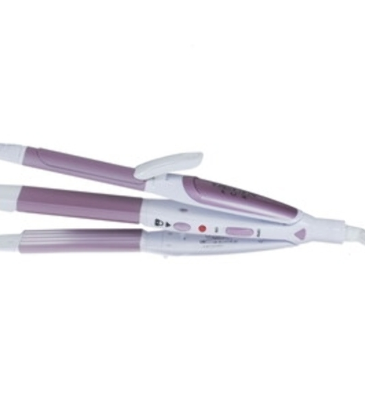 Мультистайлер DELTA LUX DL-0632 белый/сиреневый, 32 мм, 180 °C, 1 режим