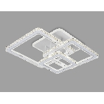 Управляемый светодиодный светильник Ambrella light FA1732/3 WH/CH белый/хром 145W 3000K/4200K/6400K 670*510*150 (ПДУ РАДИО 2.4G), фото 1