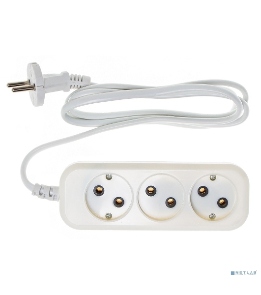 Сетевой удлинитель Buro BU-PSL3.1/W 1.5 м (3 розетки) белый (пакет ПЭ)