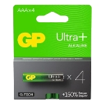 Алкалиновые батарейки c технологией G-tech GP Ultra Plus Alkaline 24А AАA - 4 шт. на блистере, фото12