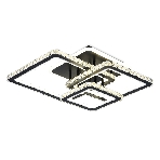 Управляемый светодиодный светильник Ambrella light FA1733/3 BK/CH черный/хром 145W 3000K/4200K/6400K 670*510*150 (ПДУ РАДИО 2.4G), фото6