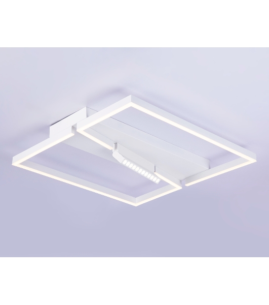 Светильник Ambrella light FL51465/1+1 WH белый 85W 3000K-6400K+4200K 600*600*110 (ПДУ РАДИО 2.4G)