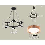 Светильник Ambrella light XB9193153/6 SBK/PPG черный песок/золото розовое полированное GX53 (C9193, N8126), фото4