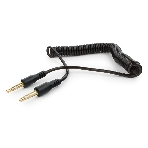 Кабель аудио Cablexpert CCA-405-6, Jack3.5 - Jack3.5, 2м, спиральный, фото2