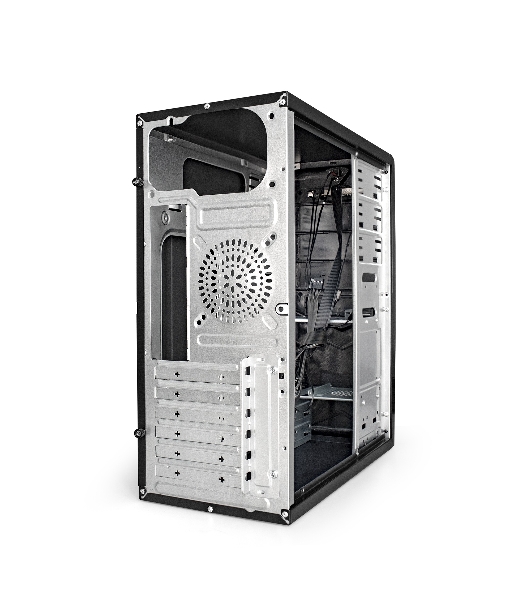 Компьютерный корпус ExeGate EX261449RUS Miditower CP-601 Black, ATX, (CP400W, 80мм), 2хUSB, Audio