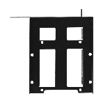 Салазки (переходник) ExeGate EX292548RUS HD-22O13TbM металлические для установки 2xHDD/SSD 2.5' или 1xHDD 3.5' на заднюю панель корпуса, фото6