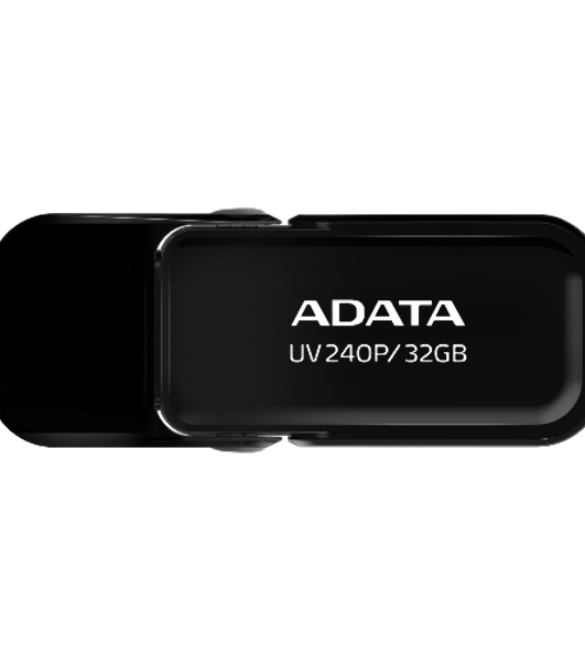 Флешка USB ADATA UV240 (AUV240-32G-RBK), 32Gb, USB 2.0, R/W 15/5, черный