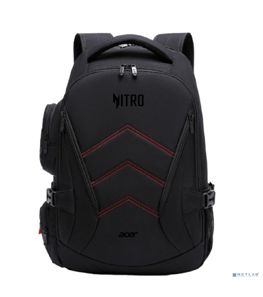 Рюкзак для ноутбука 15.6' Acer Nitro OBG313 черный/красный полиэстер (ZL.BAGEE.00G)