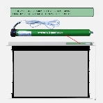 Экран для проектора S'OK SCPSMC-221X125ED45GF для встраивания в потолок моторизованный 100'' с боковым натяжением, полотно Grey Fiberglass, экстрадроп 45см, фото3