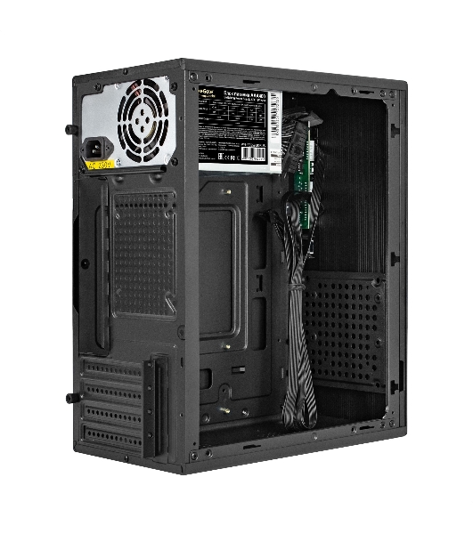 Компьютерный корпус Minitower ExeGate BAA-308MUC-AAA400 (mATX, БП AAA400 с вент. 8см, 1хUSB+1хUSB 3.0+1хTypeC, HD Audio, черный)