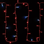 Гирлянда светодиодная Нить 20м 200 LED КРАСНЫЙ белый каучук IP67 эффект мерцания 230В соединяется нужен блок 315-001 NEON-NIGHT, фото 1