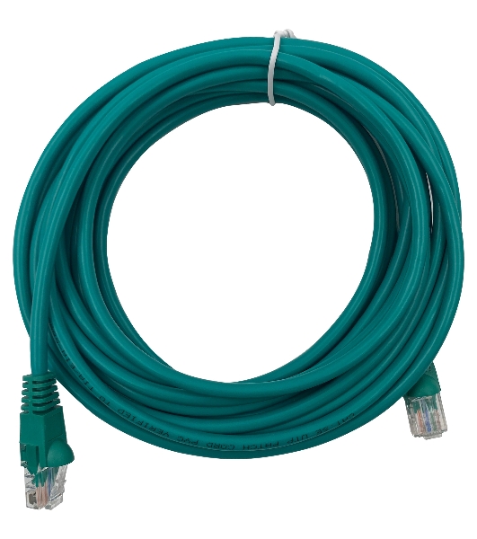 Патч-корд Buro UTP 4 пары cat.5e CCA molded 5м зеленый RJ-45 (m)-RJ-45 (m)