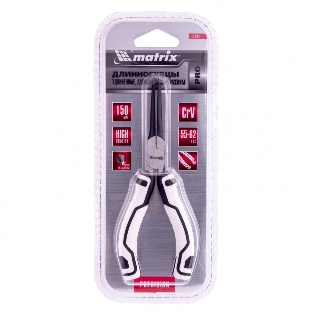 Длинногубцы Matrix Mini (удлиненные), 150 мм, авторазжим, PRO