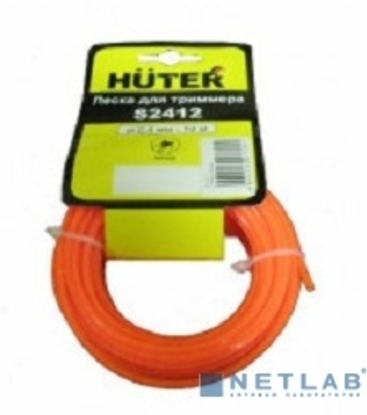 Леска для садовых триммеров Huter S2412 d=2.4мм L=12м для Huter GGT-800S(T)/1000S(T)/1300S(T)/1500S(T) (71/2/12)
