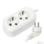 Удлинитель Smartbuy SBE-16-2-05-Z 2 гнезда 5 метра 16А/3,5 кВт с заземлением ПВС 3х1 мм2, фото 1