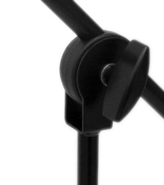 Микрофонная стойка 'журавль' K&M 21020-300-55 высота от 900 до 1605 мм, длина стрелы 800 мм, металлические узлы, складная конструкция, материал стойки - сталь, цвет черный